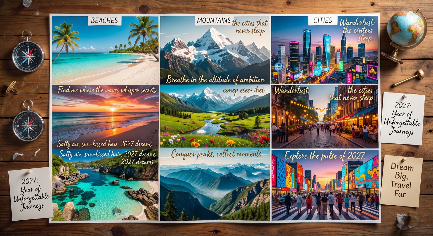 2027 Vision Boards: Visualize Dream Travel Destinations