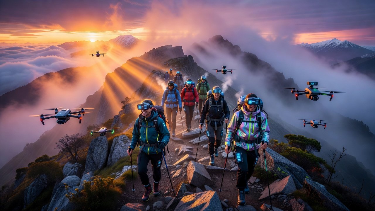 AI Hiking & Drone Sports: 2026 Extreme Travel Trends