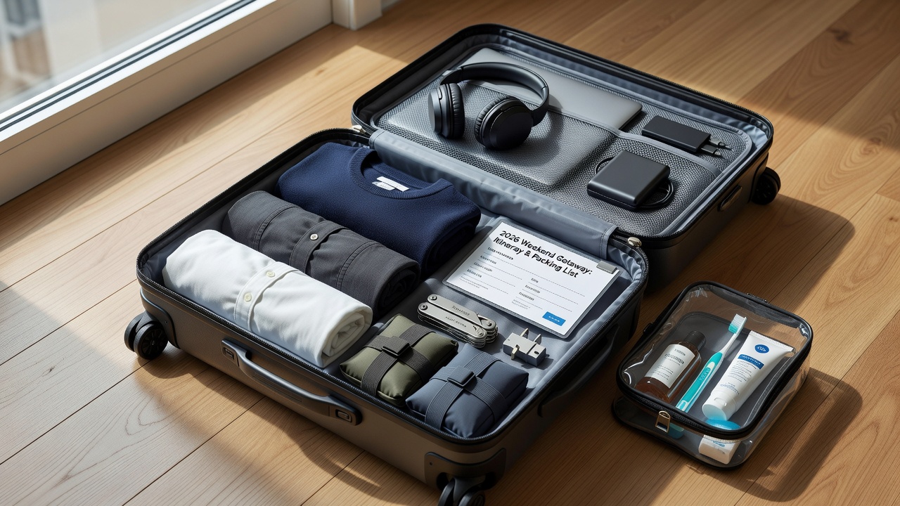 Complete Packing List for 2026 Weekend Getaways