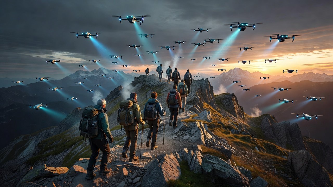 Drone Swarms & AI Trails: 2026 Extreme Hiking Adventures
