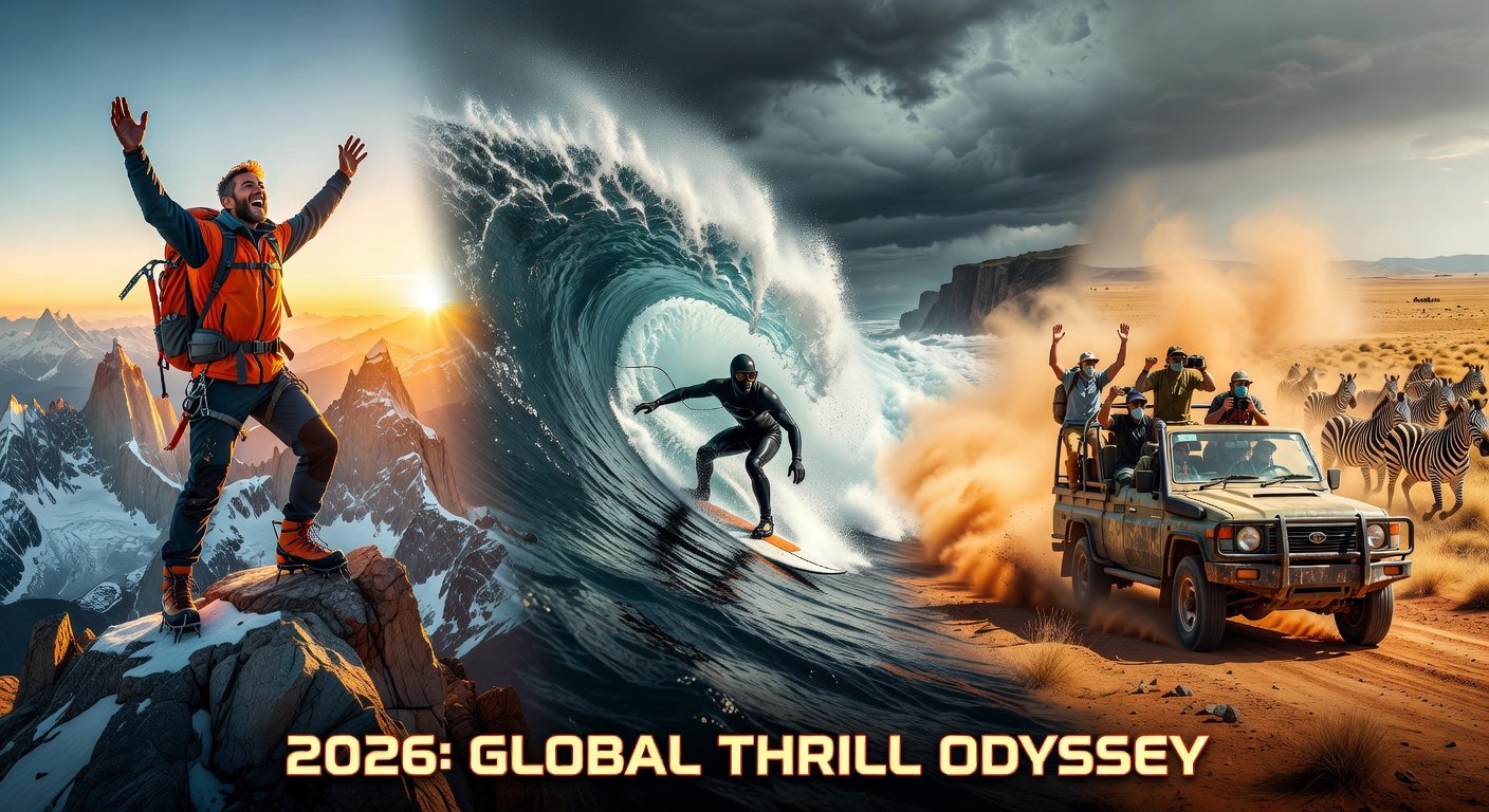 Top Adrenaline Destinations for 2026 Thrill Seekers